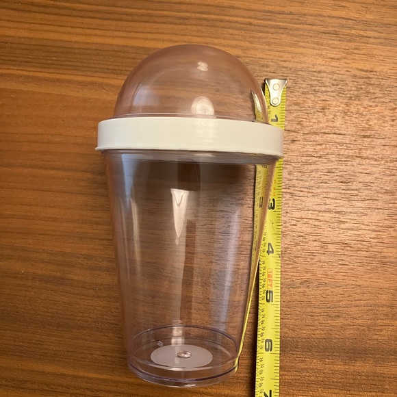 Sagaform Swedish Plastic Yogurt To Go Cup with Granola Cereal Toppings Storage - Picture 4 of 6